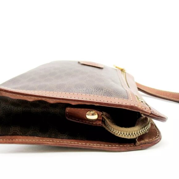 CELINE Clutch Bag Macadam PVC Leather Used Authentic - Picture 5 of 7